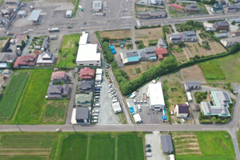 幸工業　北側上空写真