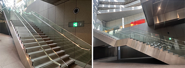 東京国際フォーラム　手摺